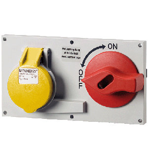 Mennekes Panel mounted receptacle 7502